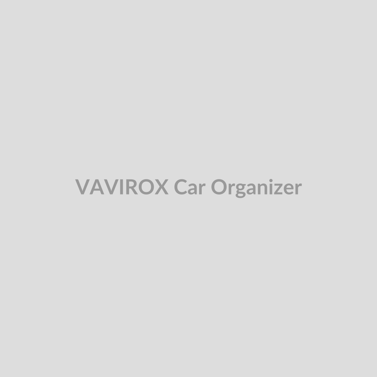 VAVIROX SeatSide Car Organizer